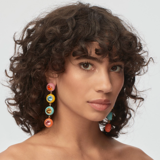 Lele sadoughi clip on 2025 earrings