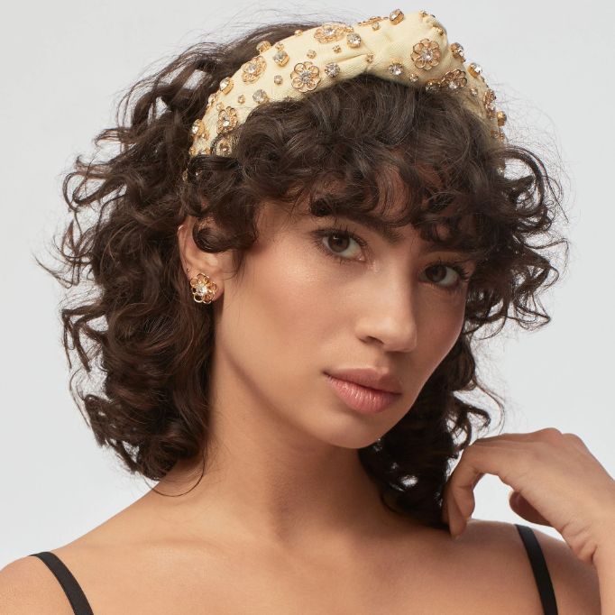 Triple Pearl Wrap Headband | LELET NY 14K Gold