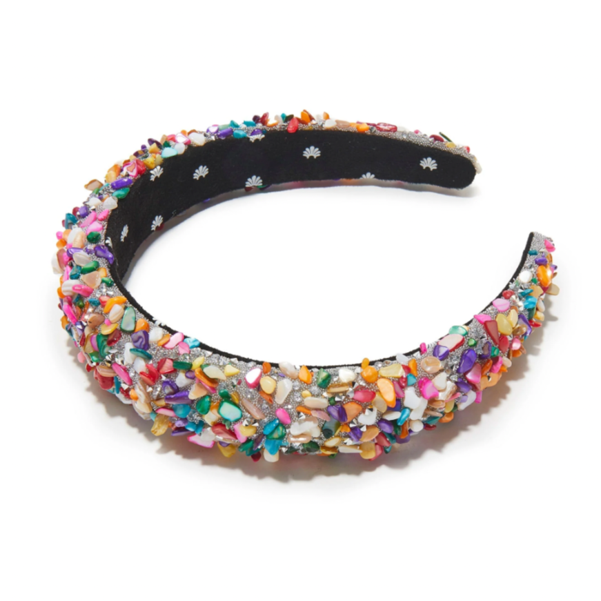 Lele Sadoughi Crystal Confetti All Over Crystal Alice Headband