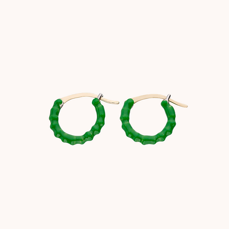 "GAYA Emerald Green Enamel Hoops" "enamel hoops earrings" "enamel hoops" "garnet hoop earrings" "green emerald hoop earrings"