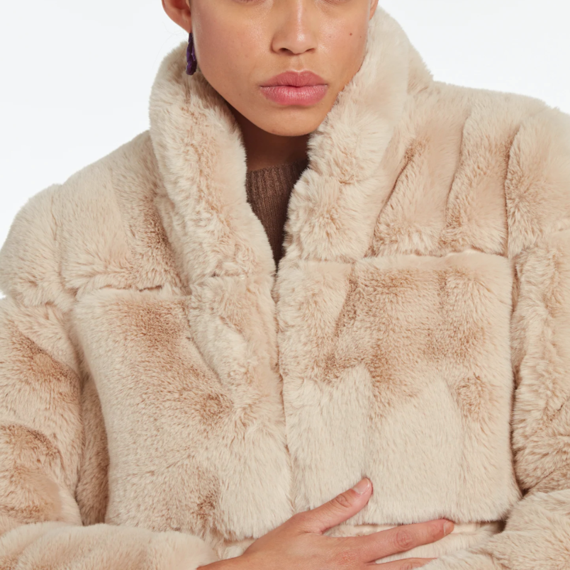 Apparis - Skylar Faux-Fur Coat - Women - Recycled Polyester - S - White