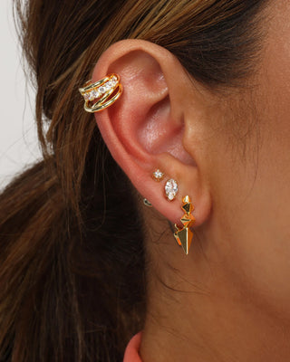 Melinda Maria, Melinda Maria earrings, Jewelry, Melinda Maria Gold Accessories, Accessory, Fashion Jewelry, Gold Earrings, Gold Cuffs, Earring, Ear Cuffs, Melinda Maria Gold Earrings, Diamonds and Gold