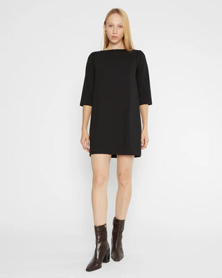Ripley Rader Black Ponte Knit A-Line Dress