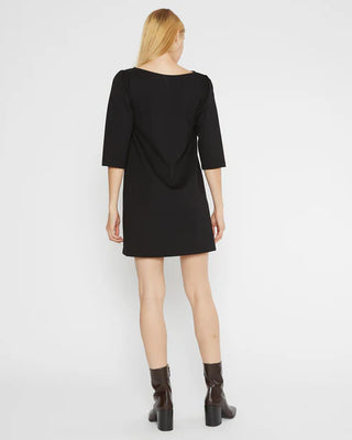 Ripley Rader Black Ponte Knit A-Line Dress