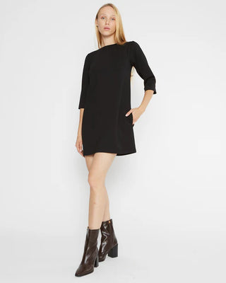 Ripley Rader Black Ponte Knit A-Line Dress