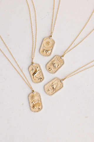 EF Collection Diamond Zodiac Necklace