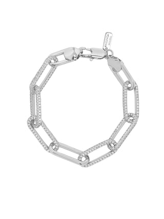 Melinda Maria Carrie Pave Chain Link Bracelet