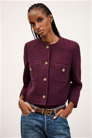 Ba&sh Meredith Jacket Bordeaux
