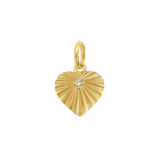 Gigi Clozeau Classic Heart Lumière Pendant Yellow Gold