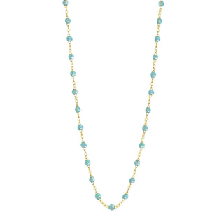 Gigi Clozeau Classic Necklace Aqua & Yellow Gold