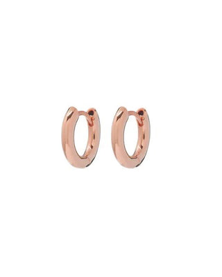 Luv AJ Plain Amalfi Huggies Rose Gold "luv aj plain amalfi huggies rose gold ring" "luv aj plain amalfi huggies rose gold earrings" "luv aj pave amalfi huggies" "luv aj huggies" "luv aj models" "luv aj chain link huggies" "luv aj earrings hoops" "luv aj heart earrings"