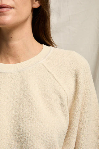 Perfect White Tee Oversized Ziggy Reverse Fleece Crew Neck Sweatshirt Sugar