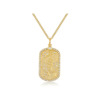 EF Collection Diamond Zodiac Necklace