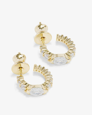 Melinda Maria The Maven Huggies White Diamondettes