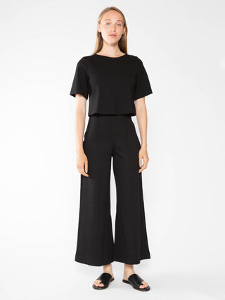 Ripley Radar Ponte Knit Wide Leg Pant Cropped