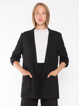 ripley radar black ponte knit oversized blazer, Ripley radar Black Jacket, Ripley Radar Black oversized blazer, Oversized blazer, Ripley radar Outerwear, Ripley Radar Jackets