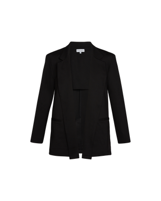 ripley radar black ponte knit oversized blazer, Ripley radar Black Jacket, Ripley Radar Black oversized blazer, Oversized blazer, Ripley radar Outerwear, Ripley Radar Jackets