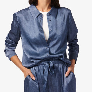 Cami NYC Crosby Blouse Raw Denim