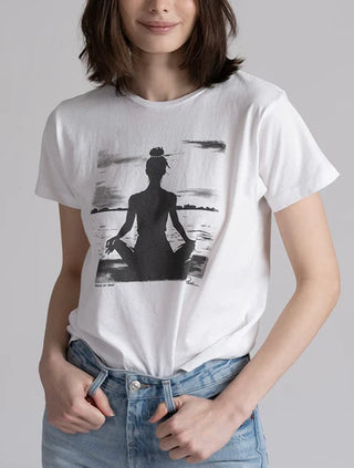 Cpress Studio Emotional Baggage Mushie Tee, Emotional Baggage Mushie Tee, Emotional Baggage Print, Cindy Press T-shirts, Cindy Press Tee, CPress ballet shirt, Cpress Print, Cpress tutu shirts, going out shirts, t-shirts, graphic tees, Cindy Press shirts, Cindy press Emotional Baggage print, breakup shirts, emotional baggage, Black and white shirts, Cpress Peace of Mind shirt, Peace of mind mushie, Peace shirt, peace tee, peace tshirt