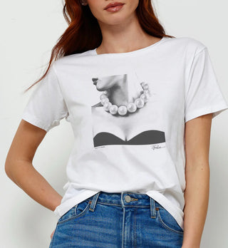 Cpress Studio Pretty Things Mushie Tee, Pretty Things Mushie Tee, Pretty Things Print, Cindy Press T-shirts, Cindy Press Tee, CPress pearl shirt, Cpress Print