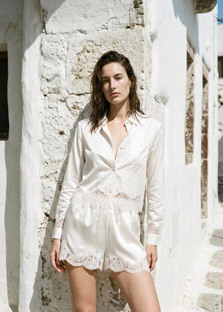 Cami NYC Napier Shirt White