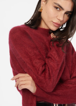 Cami NYC Niall Cashmere Sweater Syrah