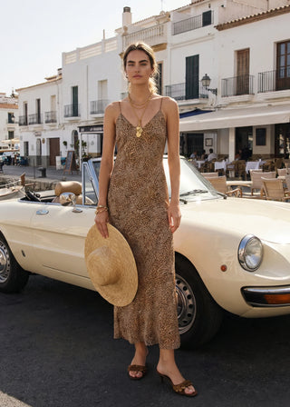 Cami NYC Raven Chiffon Maxi Dress Leo