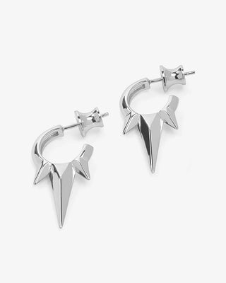 Melinda Maria Baby Gabriella Smooth Triple Spike Earrings