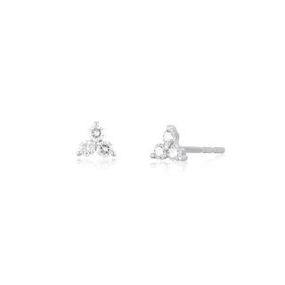 EF Collection Diamond Trio Stud Earring