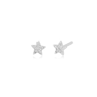 EF Collection Baby Diamond Star Stud Earring