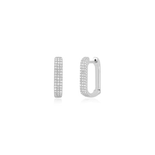 EF Collection Diamond Jumbo Lola Hoop Earring