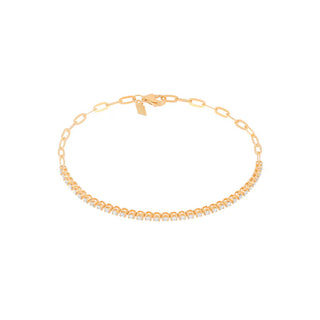 EF Collection Diamond Segment Mini Link Bracelet