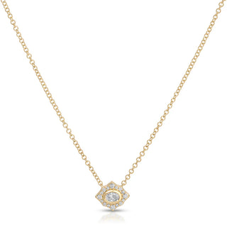 EF Collection Daphne Oval Diamond Necklace
