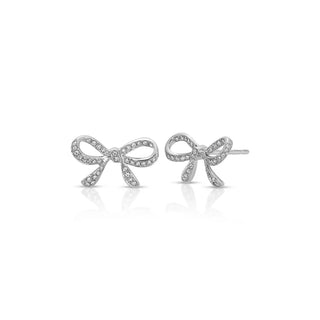 EF Collection Diamond Bow Stud Earring