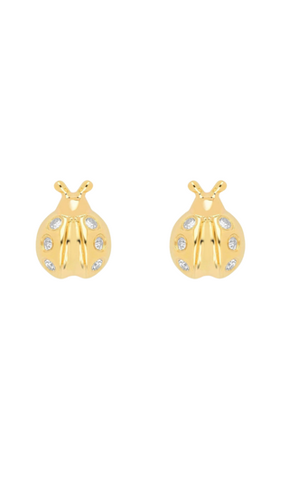 EF Collection Baby Lucky Ladybug Stud Earring