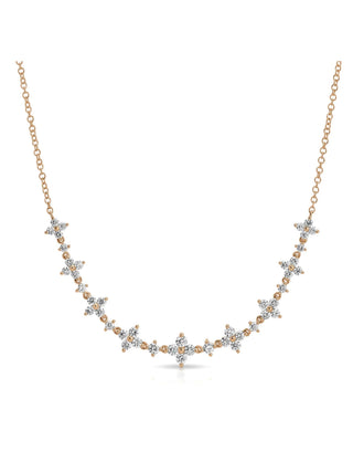 EF Collection Diamond Fleur Necklace