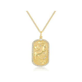 EF Collection Diamond Zodiac Necklace