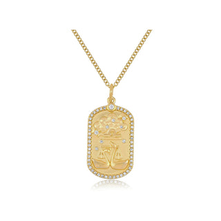 EF Collection Diamond Zodiac Necklace