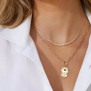 EF Collection Jumbo Protection Hamsa Charm