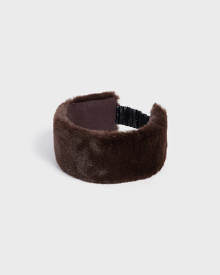 apparis eleni headband espresso