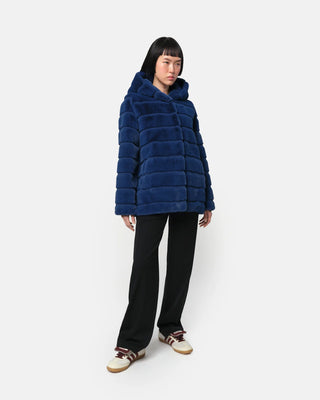 Apparis Goldy Short Coat Sapphire