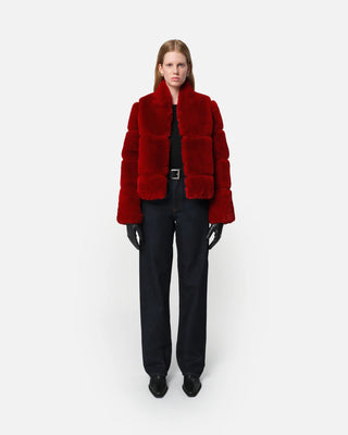 Apparis Sai Short Coat Rouge