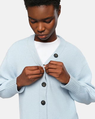 Apparis Anderson Ribbed Cardigan Sky