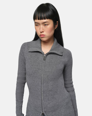 Apparis Nova Zip- up Cardigan Slate