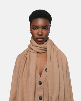 Apparis Harris Scarf Beige