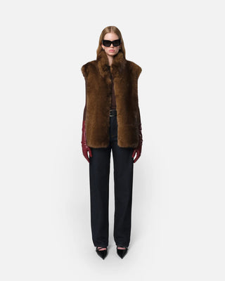 Apparis Laila Faux Mink Vest