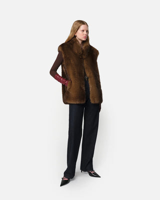 Apparis Laila Faux Mink Vest