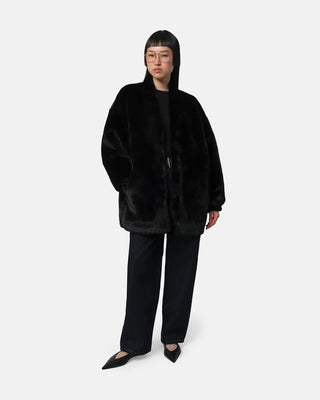 Apparis Jane Coatigan Noir