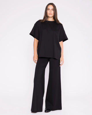 Ripley Rader Black Ponte Knit Big Shirt