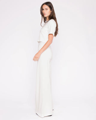 Ripley Rader Off-White Ponte Knit Wide Leg Pant